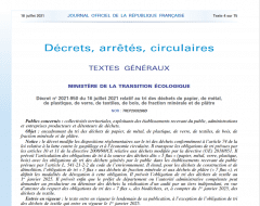 Déchets : le décret « 5 flux » (déchets de papier, de métal, de plastique, de verre, de bois) devient le décret « 7 flux » (déchets de fraction minérale et de plâtre) et, à compter du 1er janvier 2025, « 8 flux » (déchets de textiles)