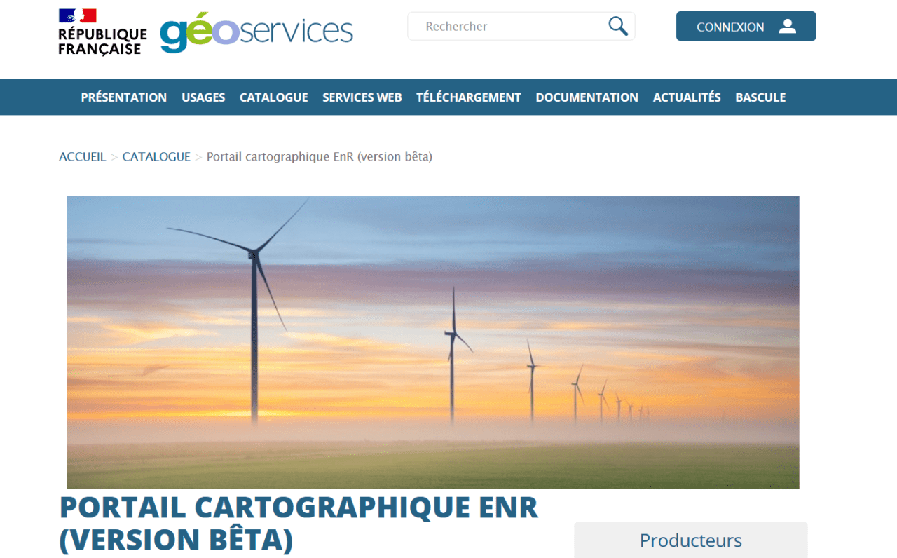 Energie : ouverture du « portail cartographique ENR » des zones d’accélération de la production d’énergies renouvelables